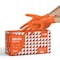 Wecare WMN1002, Disposable Gloves, 8 mil Palm, Nitrile, Powder-Free, M, 100 PK, Orange WMN100257 - alternate 1